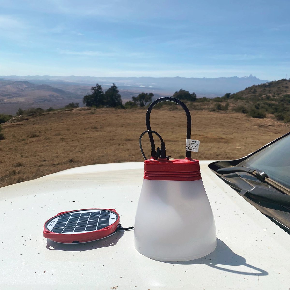 Overlooking mount Kenya while recharging the SunBell ☀☀☀

#BrightProducts #SolarLantern #SolarEnergy #Sustainability