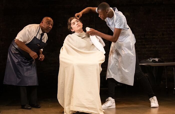 TheStage's tweet photo. ★★★★ Review: The Key Workers Cycle – Ambitious play cycle featuring a large community cast that places key workers front and centre @AlmeidaTheatre https://t.co/xoCeJYvNKn https://t.co/6bZViLdlP1