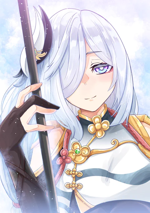 #申鶴生誕祭2022 #原神再掲ですが好きなキャラなので('▽`) 