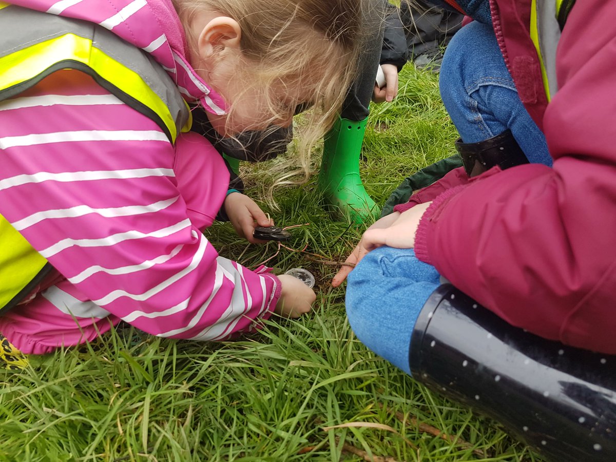 DevonWildlife's tweet photo. Wildlife Champions from 20 schools are getting stuck in with #OutdoorLearning at Mincinglake Valley Park in #Exeter. Tree planting, bug hunting, 'measuring' the ocean and making seed balls!

#ThanksToYou players of @PostcodeLottery https://t.co/2RjupPGuGn