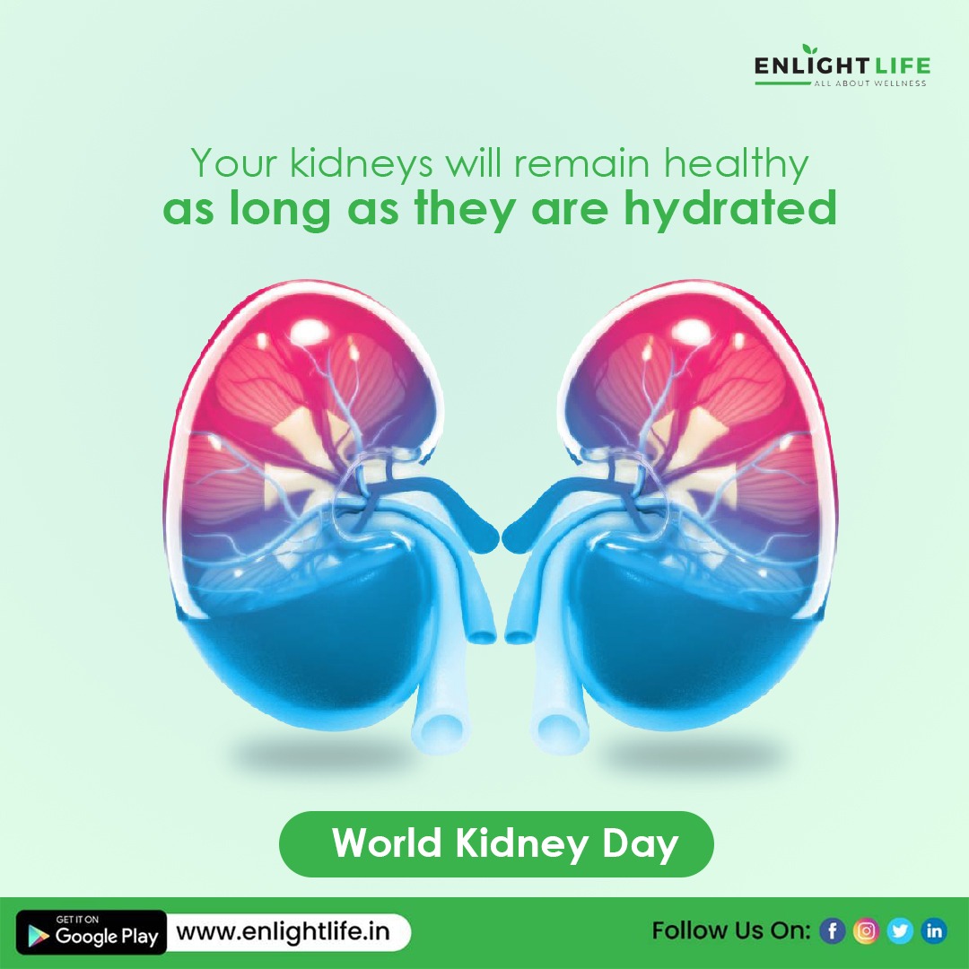 _enlightlife's tweet photo. When you are dehydrated, your body may accumulate wastes and acids, and your kidneys may become clogged with muscles proteins. To keep them working properly, stay hydrated.

#WorldKidneyDay #worldkidney #kidney #hydration #hydrated #protein #proteins #water #healthy #health https://t.co/SlAYSnOwki