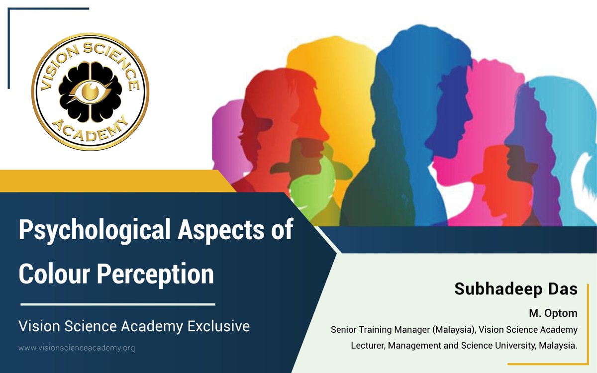 science_vision's tweet photo. Psychological Aspects of Colour Perception
By - Subhadeep Das, M. Optom
To read the full article, please visit https://t.co/s5YxjWjKSX
#colourvision #visualperception #optometry #colour #visualpsychophysics #visionscienceacademy https://t.co/iUuBuC7d7I