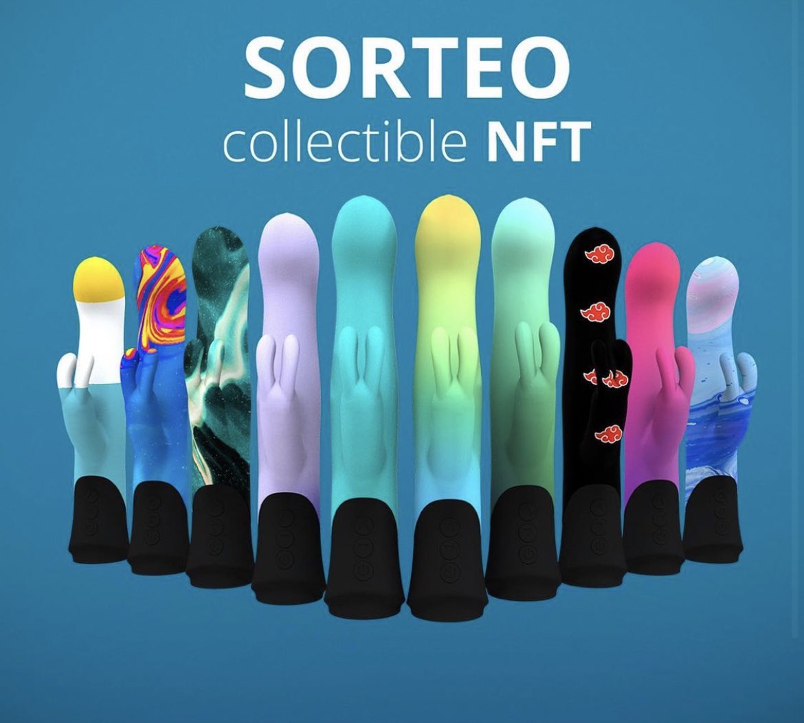 ShinobiSamNFT's tweet photo. Here in Spain a sex shops brand made an nft collections about vibratos simply wow https://t.co/9MXT5Zdw0o