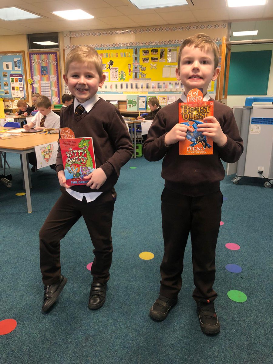 StMichaelsPNS's tweet photo. Primary 2 boys coming back from their trip to @waterstones to tell their peers all about their day. https://t.co/u8cgnWnS2F