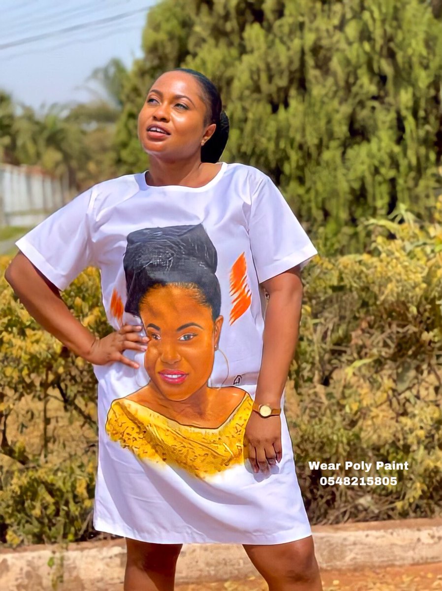 PolypencilP's tweet photo. Wear Us! Wear a brand. #Wpp
Self portrait painting on a ladies sewed straight dress above the knee. Dm for price 👇🏽
WhatsApp: 0548215805

#wearpolypaint #Vogue #twitter #google #trend https://t.co/vpaeRsqv2L