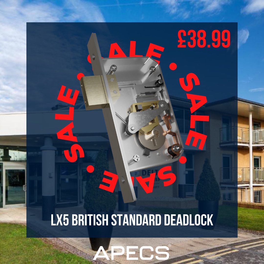 ApecsLocks's tweet photo. 🚨 Only 2 Days left on the LockExpo Deals! 🚨

Have you topped up your APECS stock yet? Ending tomorrow (Friday) at 23:59 GMT. 

Grab yourself some fantastic bargains, like our retrofit LX5 for only £38.99! 🗝️

#apecs #lockexpo #deadlock #locksmiths #apecslocks https://t.co/gzDkonemr8