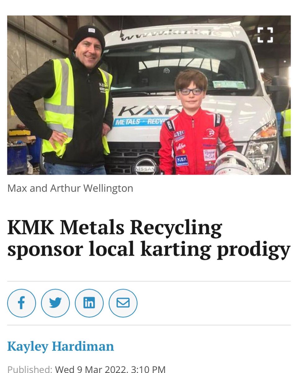 KMKMetals's tweet photo. Great coverage of our sponsorship of 10-year-old Arthur Wellington #ArthursDay https://t.co/AJF33O9mCX
