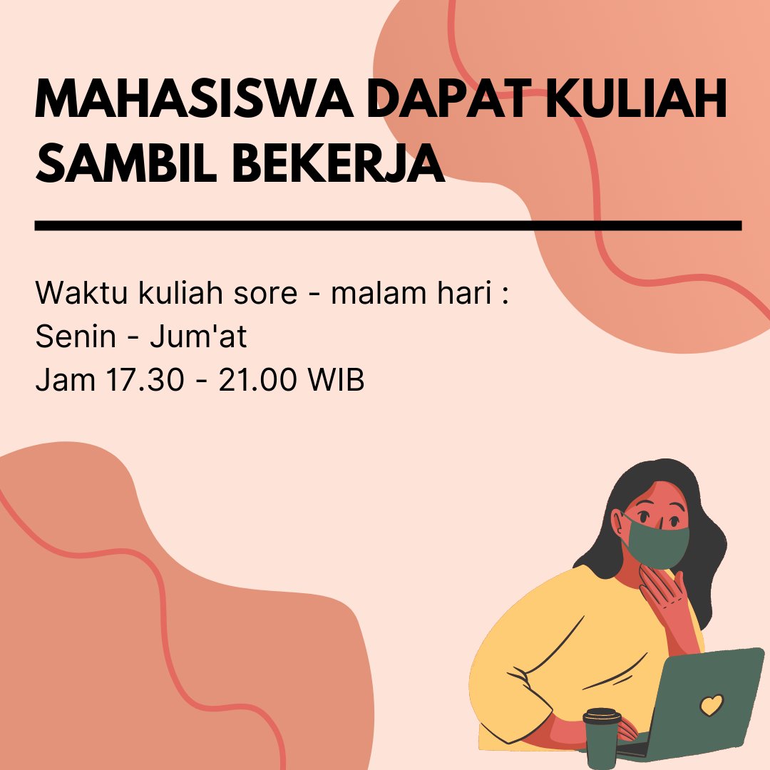 StmikPutra's tweet photo. Bingung cari kuliah murah?
Di STMIK aja, disini juga walaupun murah kami juga dapat menciptakan siswa/siswi yang Berprestasi
Jadi tunggu apa lgi daftar sekarang di sini (0856 1996 393) https://t.co/dF2o2XabD5