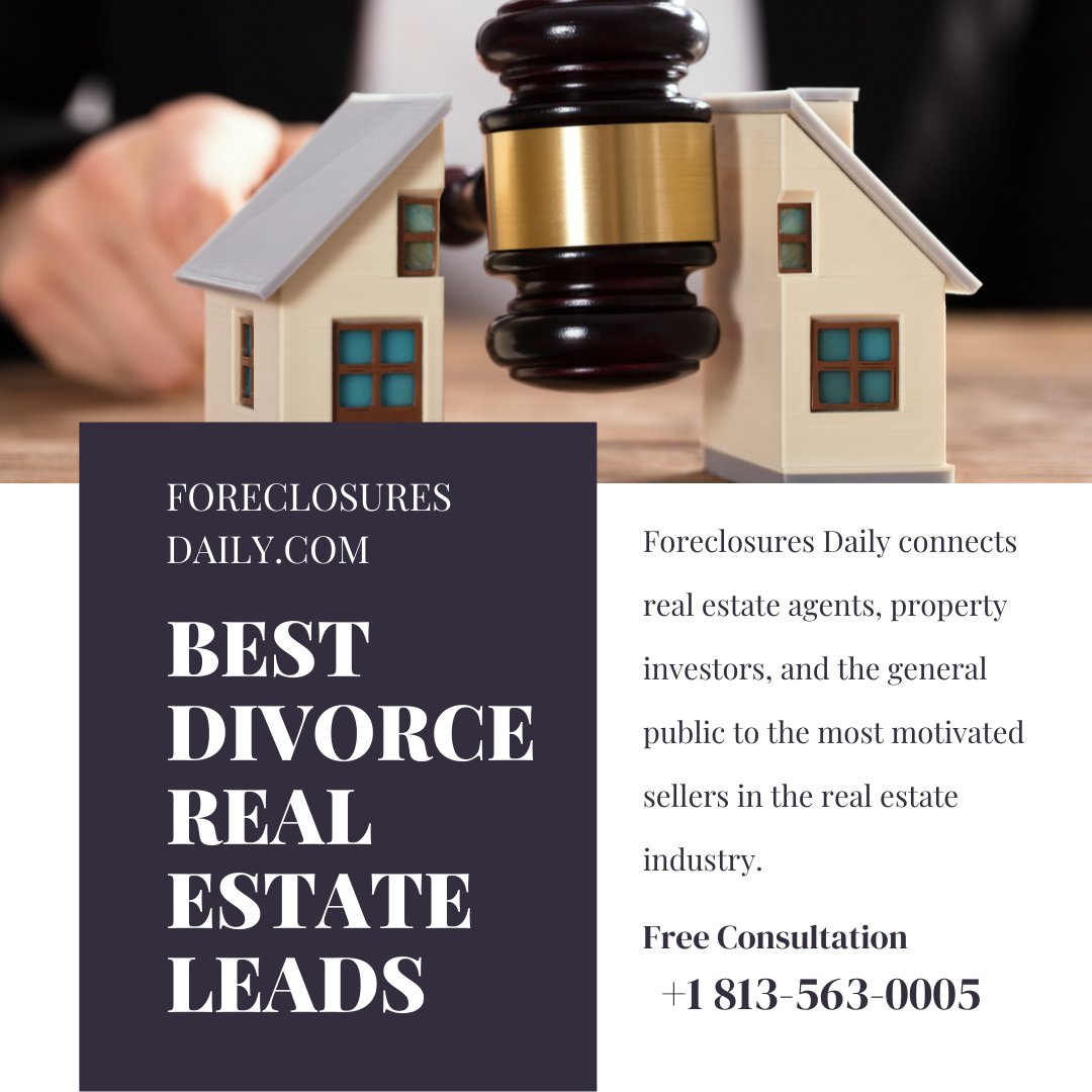 foreclosuresdai's tweet image. Don’t waste your time with inaccurate👎, outdated, or low-quality leads✋ that have a 0% chance of making you any money. We are the web’s #1source for the #bestdivorceleads✅in the industry. There are millions of dollars in assets just waiting to be sold at pennies on the dollar.