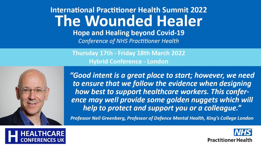 nhsprachealth's tweet photo. An incredible line-up of speakers is coming up at the International Practitioner Health Conference #Woundedhealer22

Register below:
https://t.co/WCtJZK3jdP

@doctorsdistress @HCUK_Clare https://t.co/KMsaLx6ync