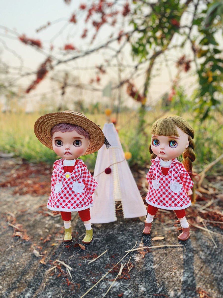 Stable_House's tweet photo. Let go camping. #stablehousecustom #blytheoutfit #ooakblythe https://t.co/4ycDxKYnV6