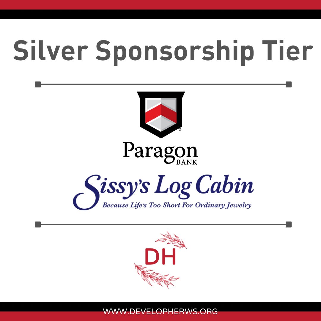 We are so thankful for our Silver sponsors, Sissy’s Log Cabin and Paragon Bank, for their support of this fantastic, informative event! 

developherws.org/tickets 

#jlmemphis #developHER #womensconference #womensempowerment #development  #women  #memphis