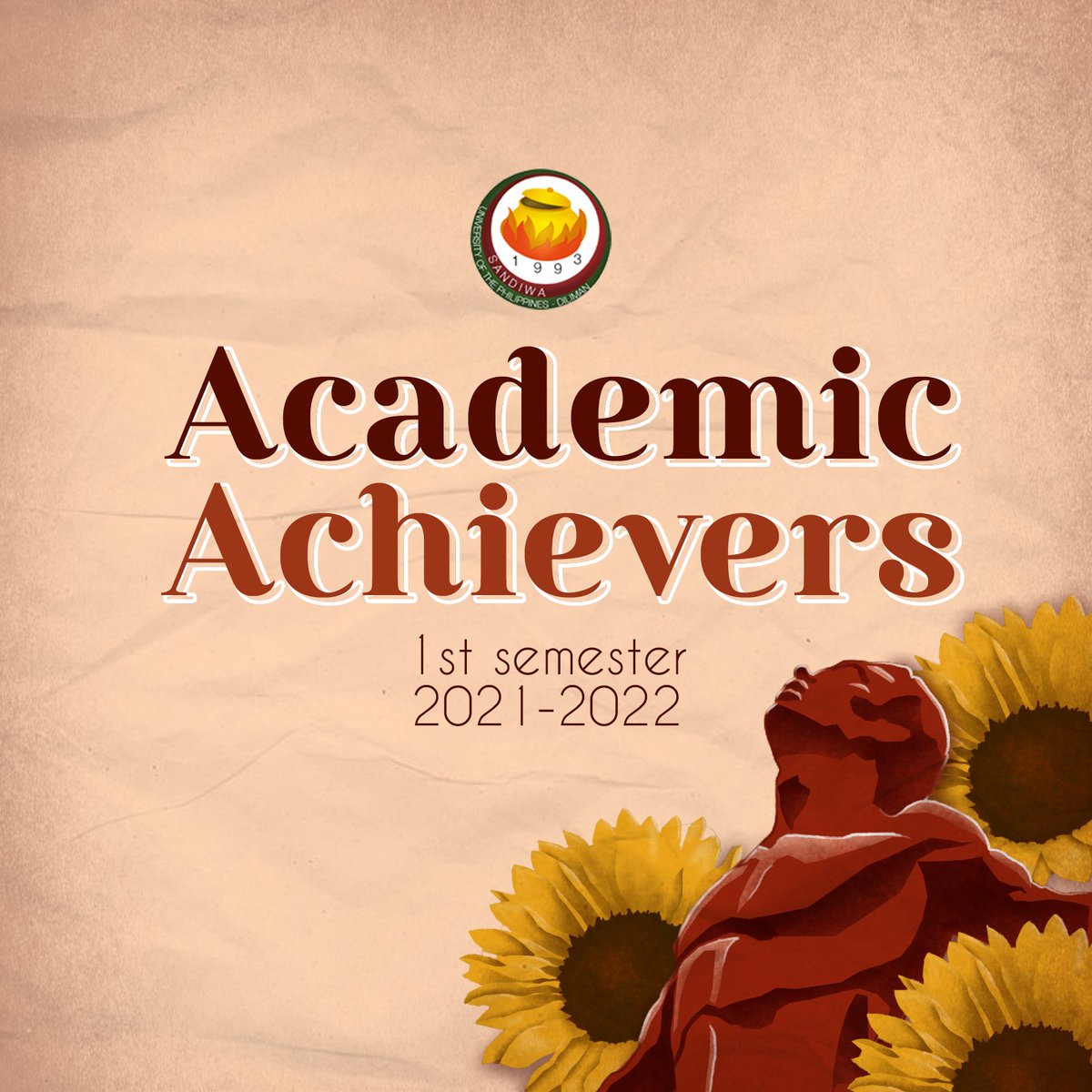 upsandiwa's tweet photo. UP Sandiwa proudly presents and congratulates its academic achievers this first semester of Academic Year 2021 - 2022. May you all continuously uphold academic honor and excellence in your field of study. We are proud of you!
Check them out at https://t.co/qX762zrMe0 https://t.co/skT5T2WB9B
