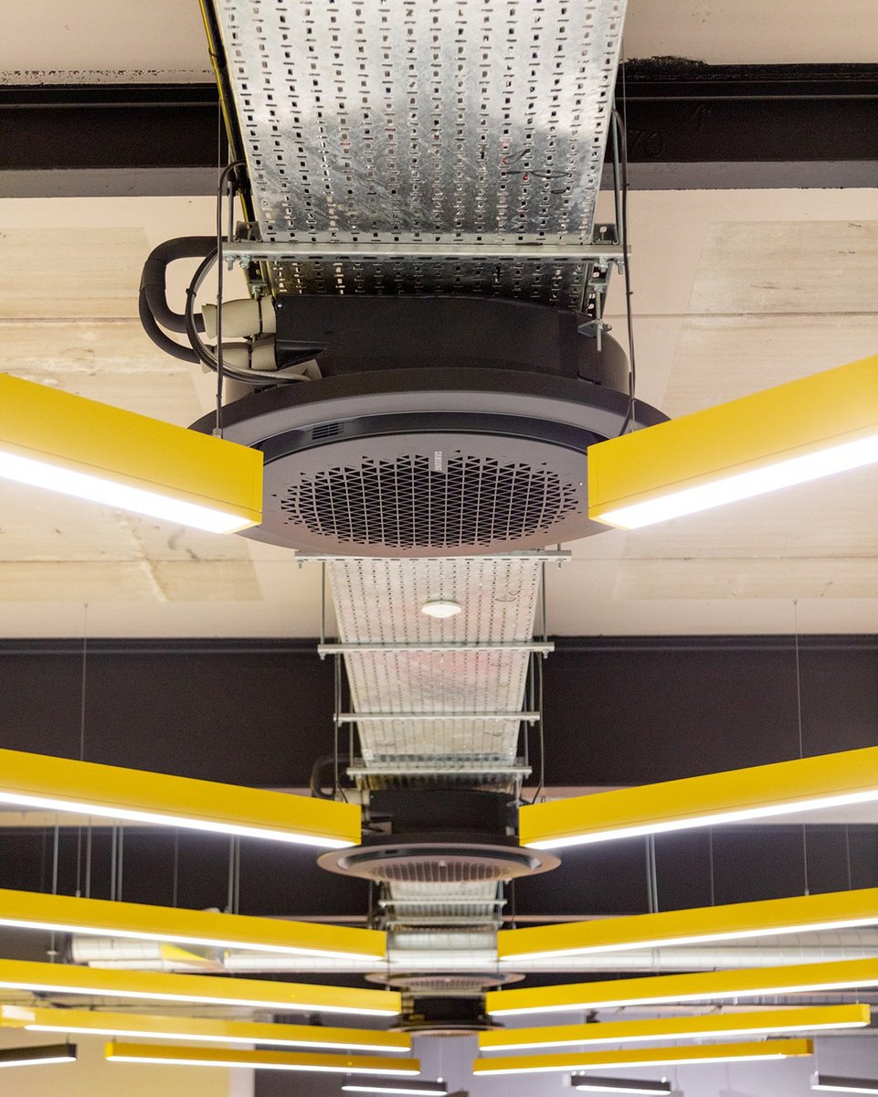 HVAC  system✔️
Heating, ventilation, and air conditioning.