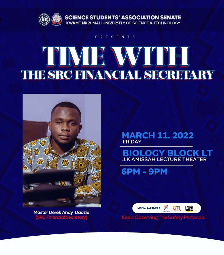 thescisasenate's tweet image. FINANCIAL LITERACY: TIME WITH THE SRC FINANCIAL SECRETARY is a financial literacy program that will enlighten senate members on the resources and tools they need to build a financially fit future as leaders and how to impact same on their constituents.

#ScisaSenate
#ScisaKNUST