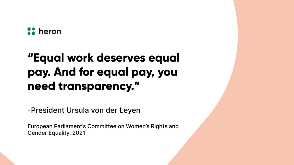 heronapp's tweet photo. Last March, the European Commission proposed #paytransparency measures which would include pay information for job seekers and gender pay gap reporting. Legislation is still in progress, but it could be a step in closing the EU's 14% pay gap. 

Read more > https://t.co/rGDY5iOIwk https://t.co/r4adLtJ1eF