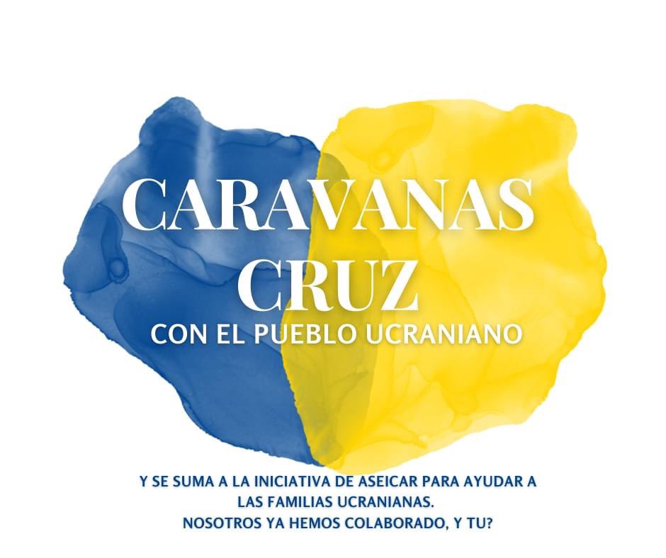 caravanascruz's tweet photo. Caravanas Cruz se suma a la campaña "EL CARAVANING CON EL PUEBLO DE UCRANIA”.

Ante la dramática situación que están viviendo miles de personas como consecuencia de la guerra provocada por la invasión rusa a Ucrania, toda la sociedad española se ha movilizado con campañas. https://t.co/wCPBmNoWKy