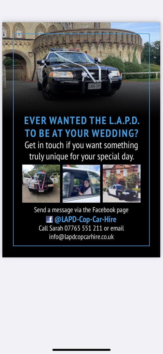 LAPD Cop Car Hire tweet media