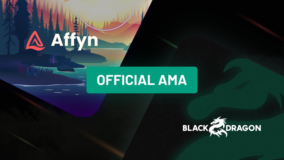 BlackDragon_io's tweet photo. #BlackDragonAMA
In this $BDT AMA session, we present:
@AffynOfficial - Reimagine a Play-to-Earn Metaverse
where the virtual and real world converge.
More about $FYN:
🌀Team
🌀Product
🌀Roadmap
🌀Finance
Read here:
https://t.co/v059m1ZOkz
#FYN $BDT #NEXUSworld #BDReview https://t.co/cB17TFN5PE