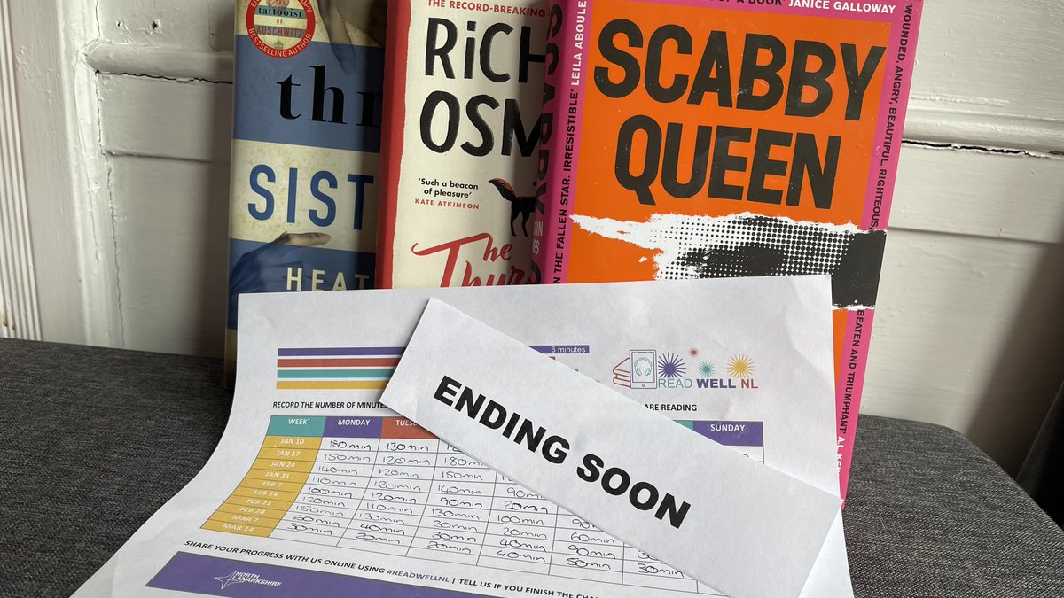 LibrariesNL's tweet photo. We're going into the last week of #ReadWellNL. Don't forget to let us know you complete the challenge by dropping us an email or telling us in your local library. Keep up the reading.
Full details at: https://t.co/end111pszC https://t.co/heddMAlZs2