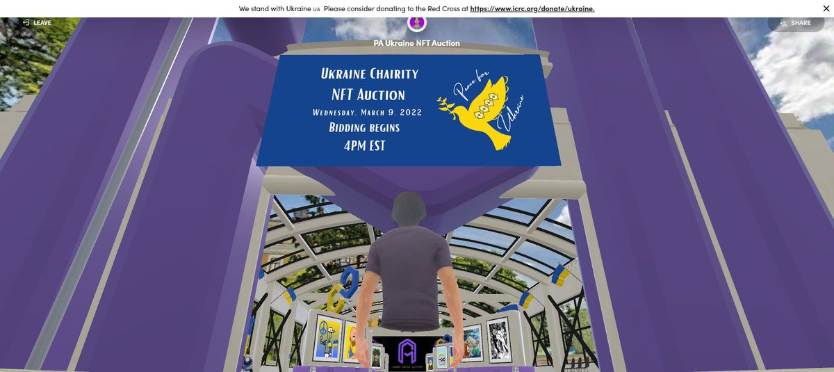 antistigmaNFT's tweet photo. PA UKRAINE NFT AUCTION IS NOW LIVE AT @spatialxr !

Anti-Stigma Society together with other projects in @PolygonAlliance  has given a piece for the auction in which all proceeds will be donated to the people of #Ukraine. 🇺🇦

https://t.co/XP6oiImUyO https://t.co/Sj8kyNuO7j