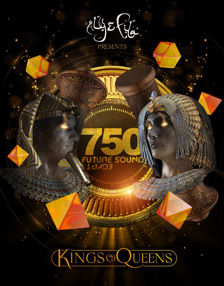 The story continues as we journey through the dynasties. The Pharaohs walk through the lands together. From Thebes to other destinations of the world, through time the Pharaoh Kings &amp; Queens of Egypt have ruled.. we present to you FSOE 750 - Kings &amp; Queens
