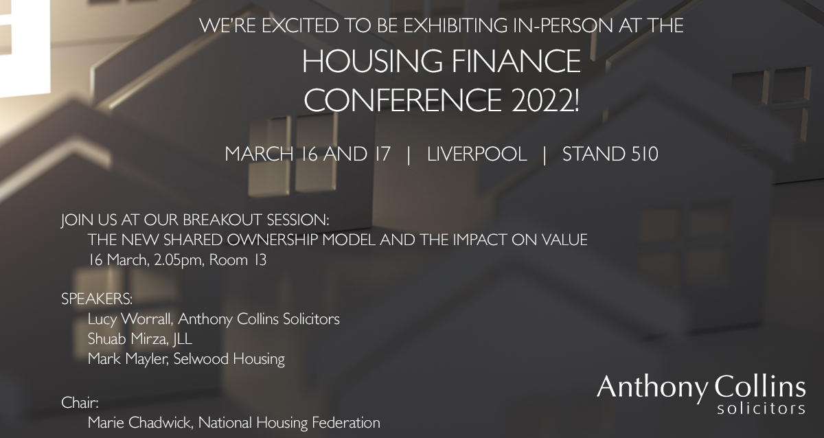 We're back exhibiting at the #NHFFinance Conference in Liverpool on 16 and 17 March! We'll be on stand 510 if you'd like to come and say hello or join our breakout session, The new shared ownership model and the impact on value - bit.ly/362ztOi
<a href="/natfedevents/">NHF Events</a>