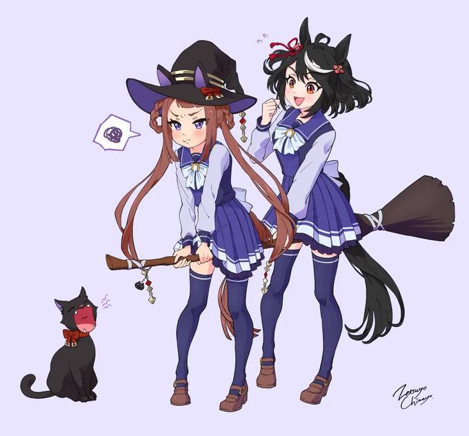 は、張り切って行こー!
#ウマ娘 #キタサンブラック #スイープトウショウ 