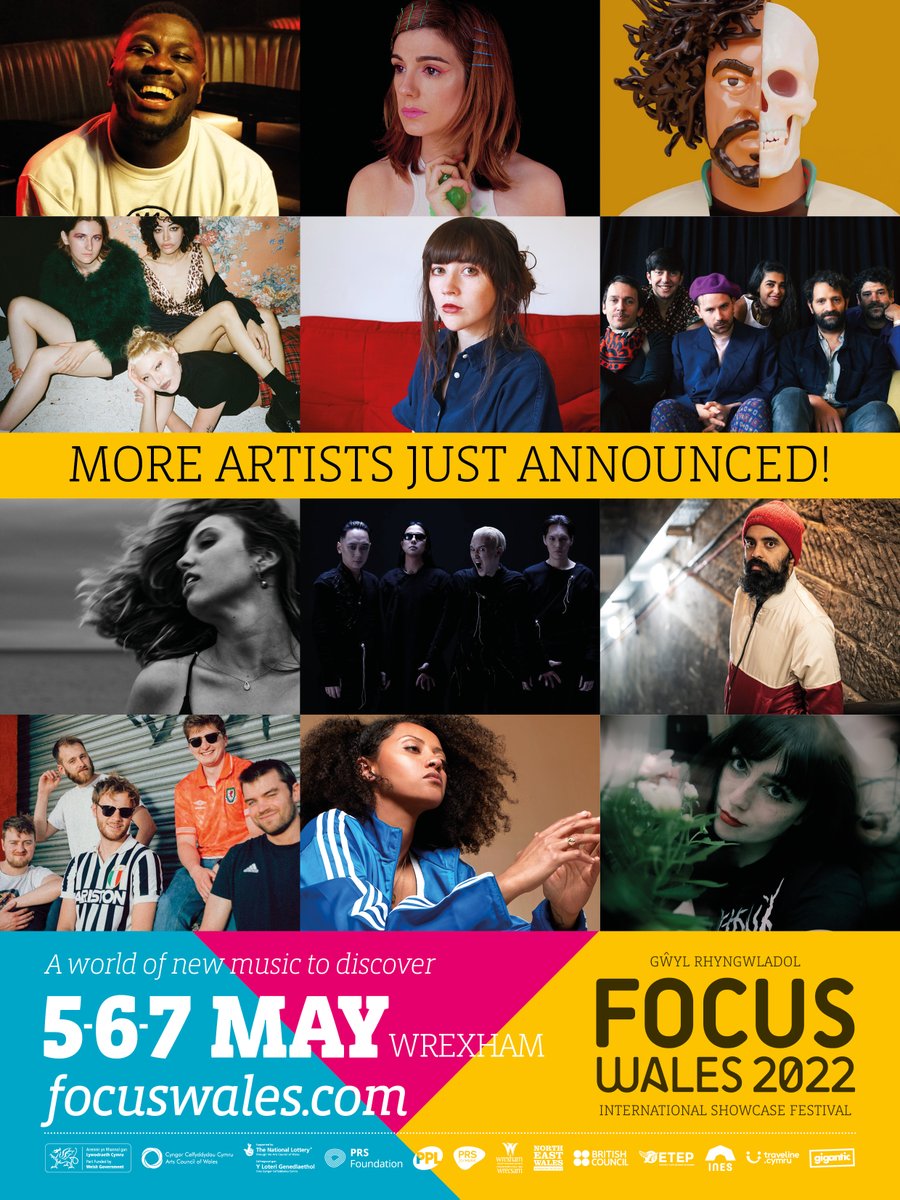 75 more acts just announced for FOCUS Wales 2022 🎪 Including new acts from Austria, the Balearics, Canada, Catalonia, England, France, India, Ireland, Japan, Luxembourg, Malta, Mexico, Mongolia, the Netherlands, Scotland, Spain, Sweden, and USA! Tickets: focuswales.com
