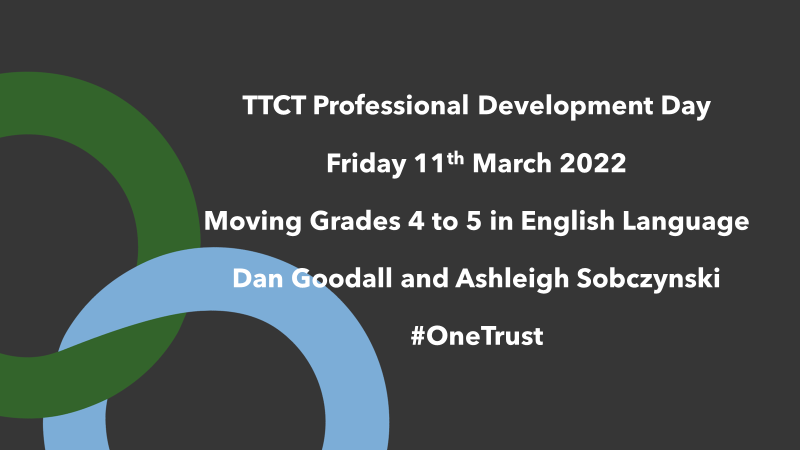 DGoodall9's tweet photo. Looking forward to co-delivering our session on moving grades 4 to 5 in English Language Writing. So many takeaways to use with our scholars. #OneTrust #removingthesteps https://t.co/yYwdCE4OFo