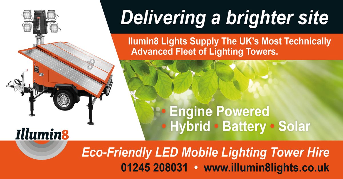 illumin8lights's tweet photo. ➡️ Reduce carbon emissions 💨 with our fleet of sustainable options 🍃 https://t.co/3kFfeh6wSq
#mobilelighting #ledlights #sustainableenergy #towerlights #eventlighting #tvandproduction #festivals #filmset https://t.co/8JIUsYAkvh