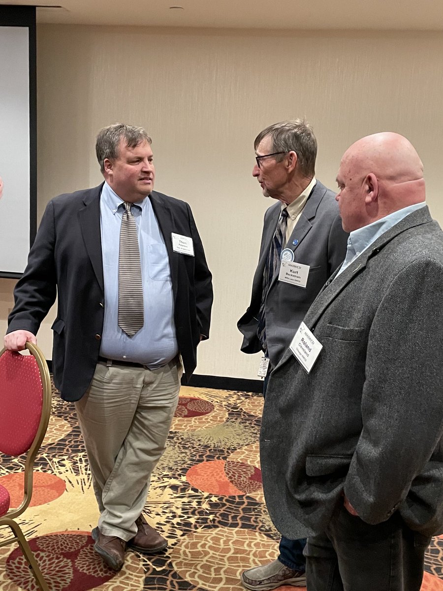 leann_buck's tweet photo. #MnSWCD Thank you to Mn Commissioner of Ag for hanging out with #MASWCD members https://t.co/4OjJGWdQ3U