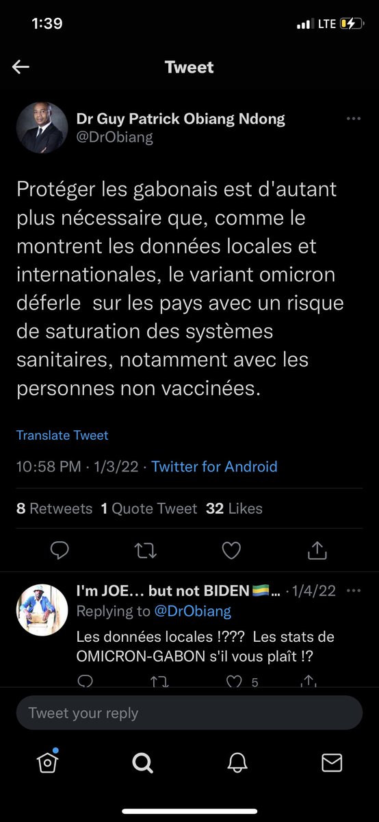 Le 3 Janvier nous faisions face à la déferlante #omicron et tt d’un coup comme ça tt va bien!? #Gabon #coronavirus #APartCaToutVaBien au #Bongoland 🤣🤣🤣🤣