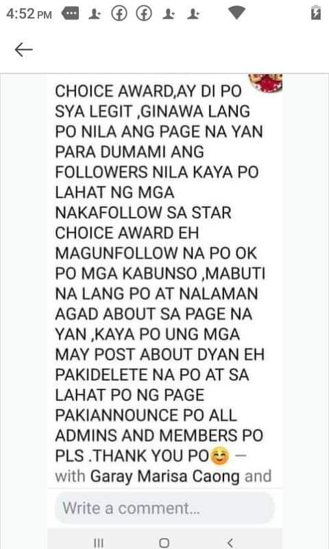 GarliGarma's tweet photo. Mga kabunso.hnde daw totoo yan choice award  nayan.sabi nila https://t.co/KENlnDtsV2