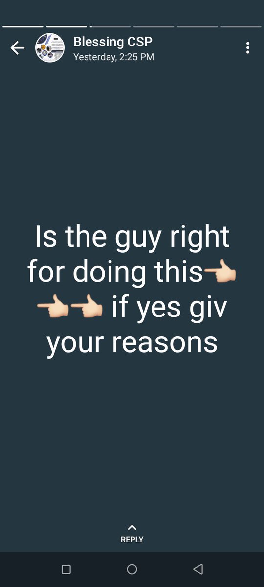 Yovi_chuks's tweet photo. is the Decision Making Right  Or Wrong? 
Give your Reason....
ChookMouth make we yarn unto the Mata.
 #Name
#Location
#YourComment 

#OfficePalafa😮
#DonBoscoRadioNigeria 
#MinisterForEnjoymentMyself
#YoviChuks https://t.co/KAbV3dJuZk