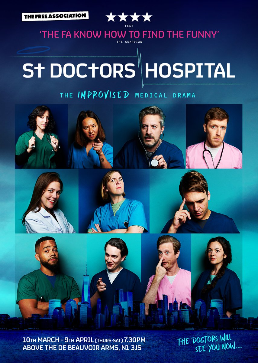 FAImprov's tweet photo. The countdown to our first preview is officially over!

💊❤️‍🔥St Doctors Hospital💊❤️‍🔥 begins tonight.

An all star cast bring you a bona fide rock solid improv show directed by our very own Graham Dickson.

🚨Grab preview price tickets while you still can!🚨
https://t.co/1Gvs4WZzaa https://t.co/Cb1V7HkFuW