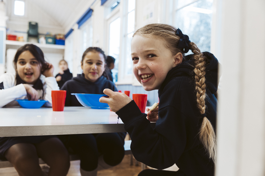 There is often lots of giggles heard from our dining room at lunchtime #highfieldprep #lunchtimefun #prepschool #schoolfamily #maidenhead #berkshire #buckinghamshire