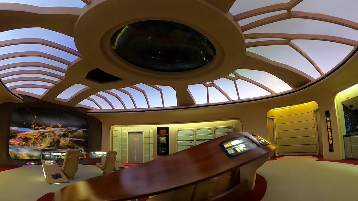 hometheater_z's tweet photo. @trekcatcatcat If you are going to make a big Star Trek statement with your interior design, I'd prefer this kind of ceiling lighting. #Dimable #RedAlertMode #HomeTheater https://t.co/0gPoblMkWy