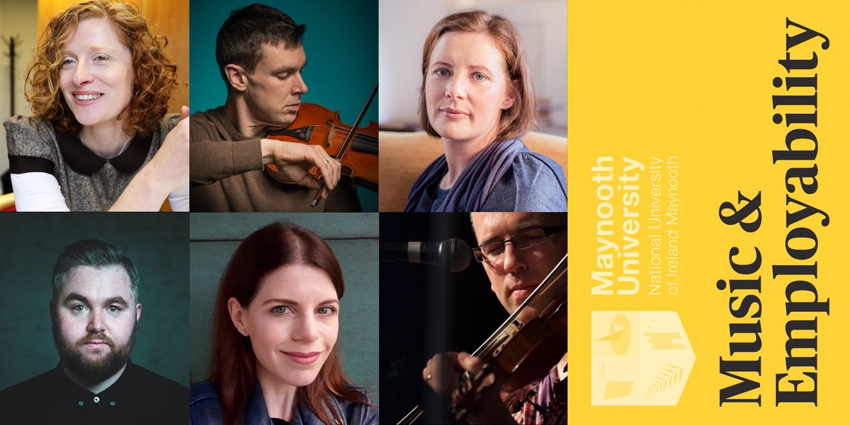 MusicMaynooth's tweet photo. Thinking about employment or further study in music? Join us on 30th Mar. to hear six leading speakers from across the arts world offer their advice and experience about finding employment in the wider music industry.
Register NOW at:
https://t.co/GIaCCsmaU1
#gomaynooth https://t.co/SSIzPubDWh