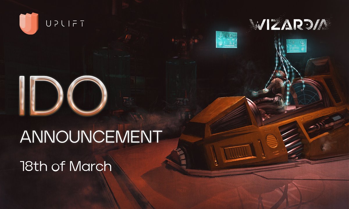 UpliftDao's tweet photo. We are back with some spectacular #news for you 🎊

We are excited to #announce our newest #IDO!🤩🤩

Meet @PlayWizardia 🎮

Stay tuned... more details soon! https://t.co/Uwqi7mN7p0