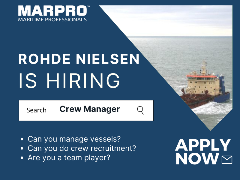 Marpronews's tweet image. Open position at Rohde Nielsen as a #CrewManager

For this job, you are a team player, and you are a skilled communicator to organize crew change worldwide 🌍

Interested? Then join this well-established company: maritime-professionals.com/job/crew-manag…

#MARPRO #job #crew