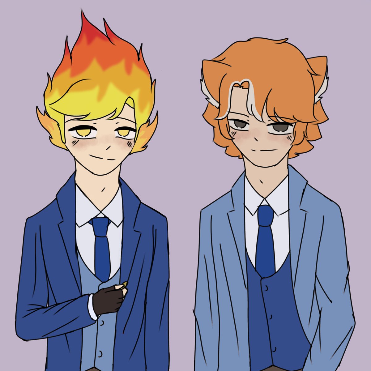 KinikoTh's tweet photo. I got lazy agian,,,, anyway Firefox duo :D
#phoenixSC #fundyfanart https://t.co/8umWLT07P5