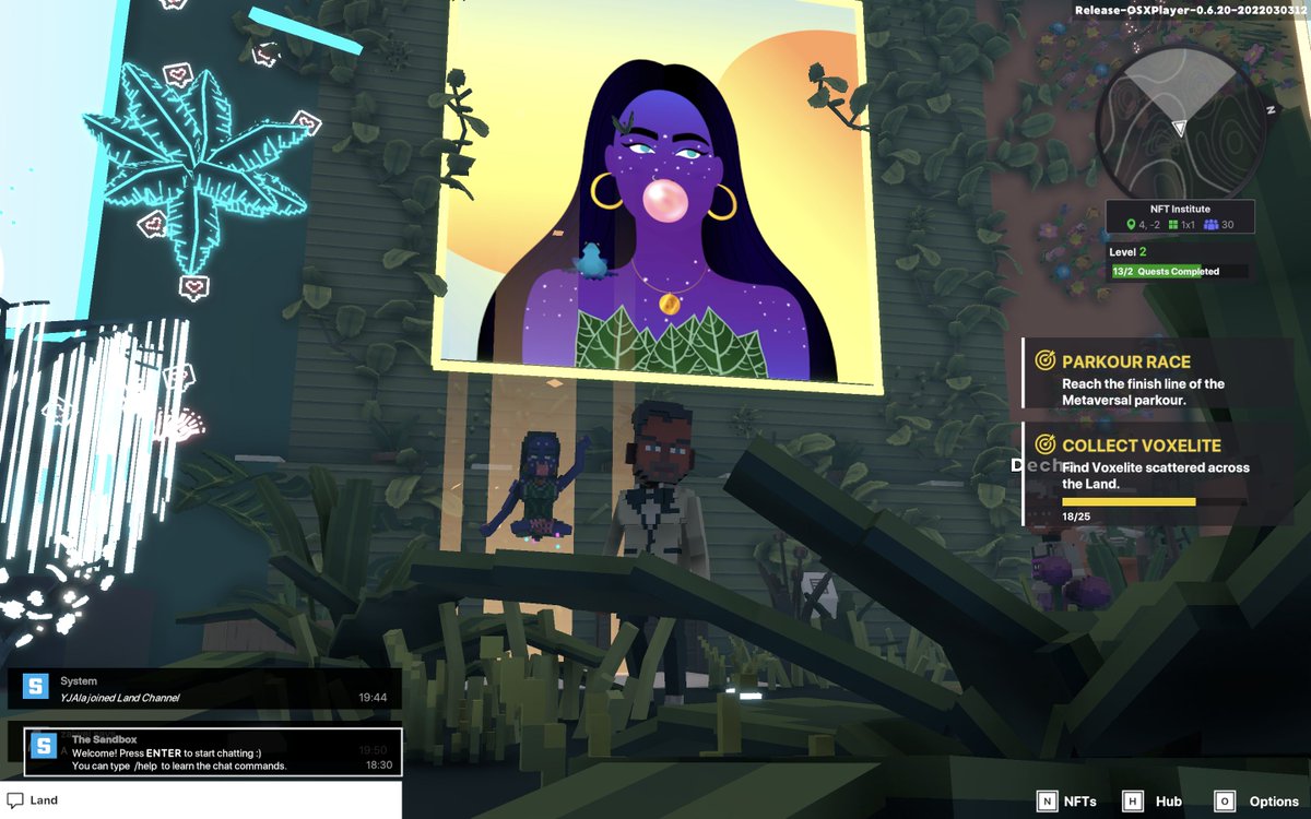 KenPrinn's tweet photo. @TheSandboxGame @worldofwomennft I just participated in the daily #SandboxAlphaS2Contest for a chance to earn up to 1,000 $SAND! Starting March 7 - Selfie with WorldofWomen. Check out my screenshot below! 👇 #SandboxAlphaS2 https://t.co/isBPyxgPhS