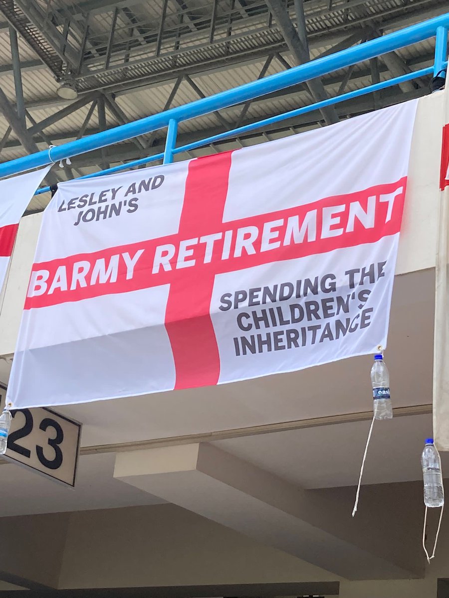 Morning flag watch…

Praying for Lesley and John’s kids 😂

#WIvENG