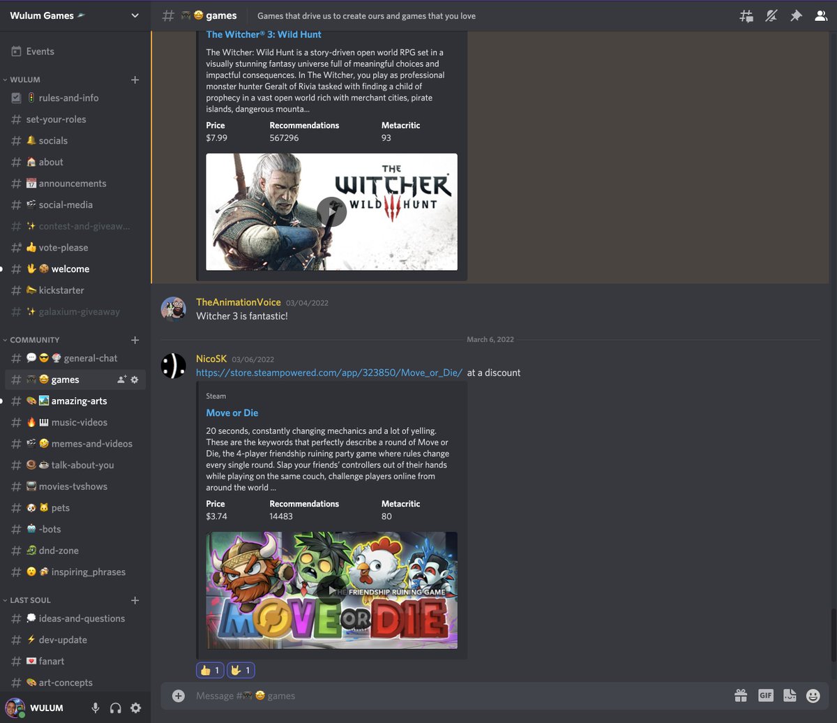 TonyMunozDev's tweet photo. What is your favourite game ever? Why is so special for you? Are you playing it online? Share it with us in our Discord heading to 1000 subscribers. https://t.co/7zaXuSzFjt

#thursdayvibes #wulum https://t.co/nQYyYZ2reE