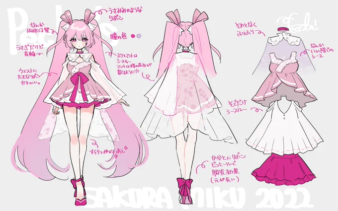 うちの桜ミクかわいいからみんな描いて!!!!! 