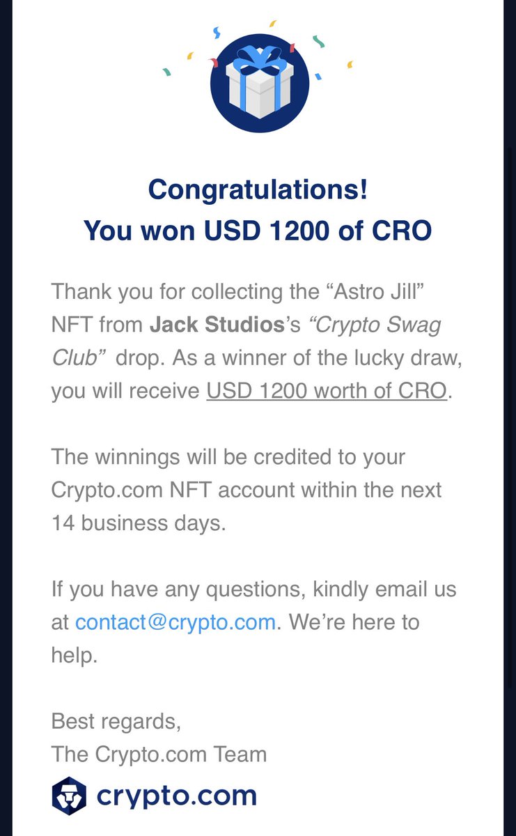 CTom97's tweet photo. @cryptoswagnft @cryptocomnft @cryptocom thank you so much! Im so stoked #cro https://t.co/sTRK73OGBv