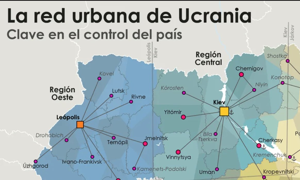 elOrdenMundial's tweet photo. 🇺🇦⚔️🇷🇺Rusia sabe que necesita controlar las ciudades si quiere tomar el control de Ucrania. 

Por eso, conocer la red urbana ucraniana resulta clave para entender la importancia del asedio en algunas ciudades. 

🧵Vamos con un hilo analizando el territorio⬇️ https://t.co/DjH28ByRhw