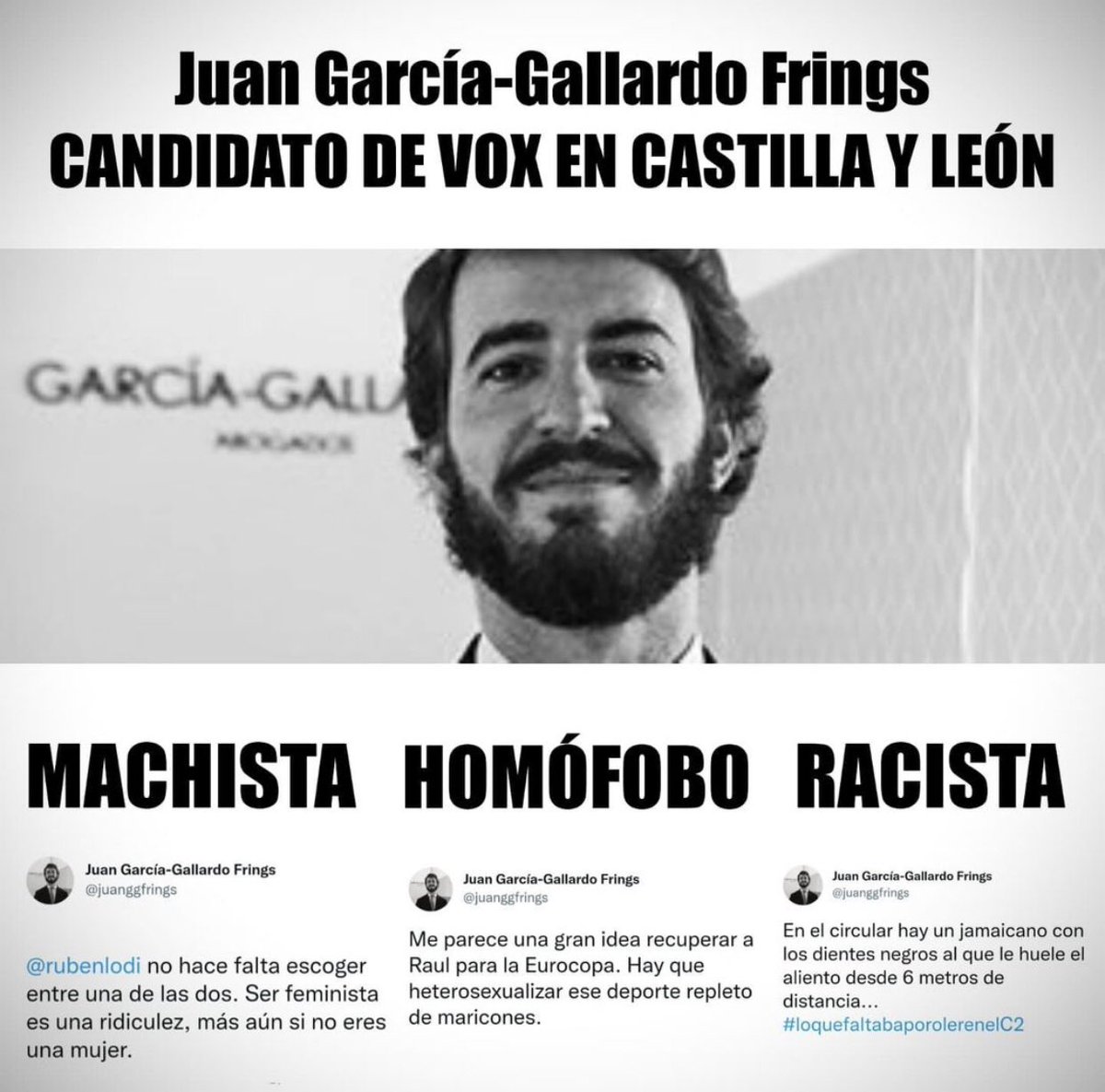 IgualdadLGBT's tweet photo. Este es el nuevo vicepresidente de Castilla y León https://t.co/g1orkPkyui