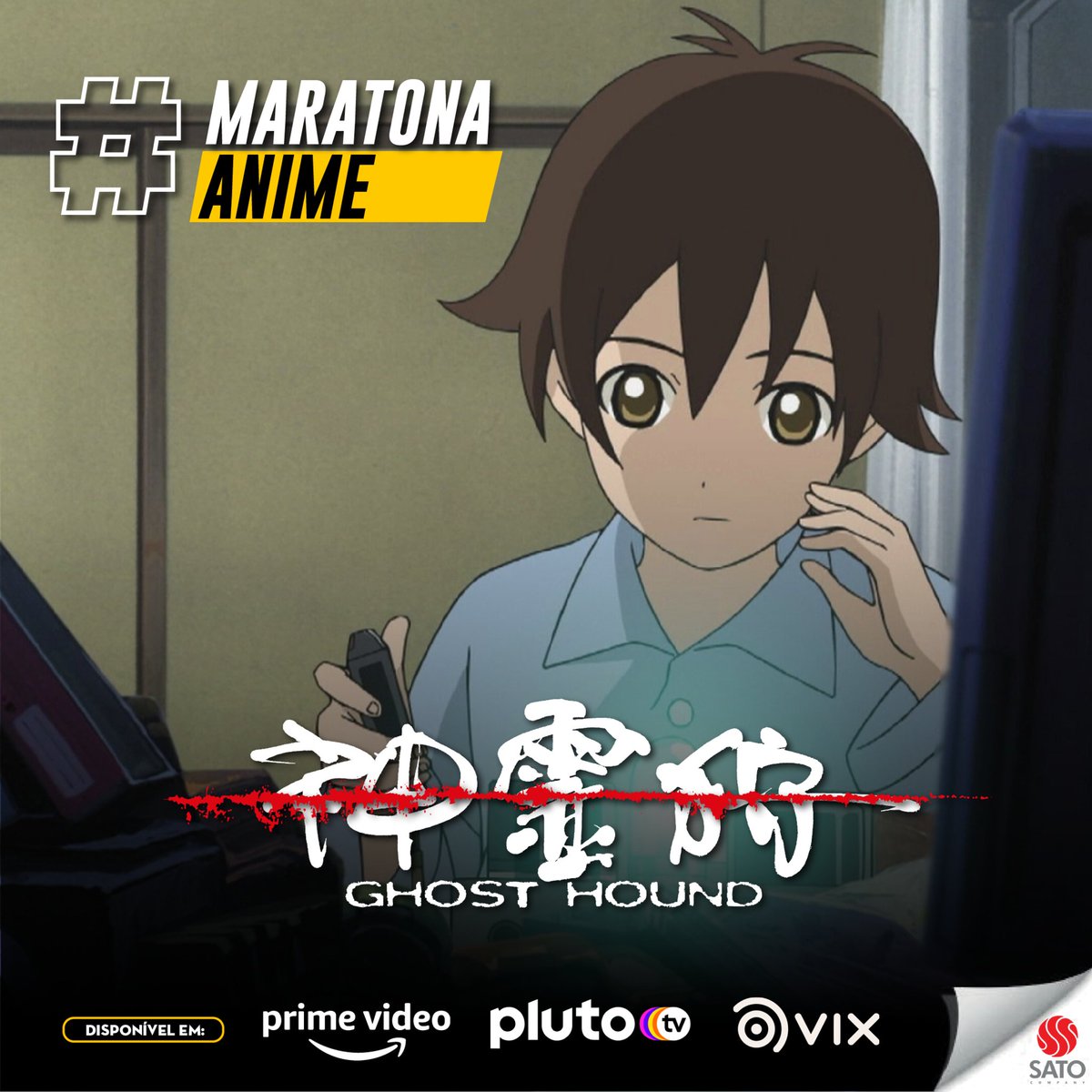 SatoCompany's tweet photo. Bom já ir pensando em um bom anime para maratonar no final de semana hein galera!
Ghost Hound trás para vocês uma história sensacional contada em 20 episódios, sobre os acontecimentos paranormais da pequena cidade de Suiten!
BORA MARATONAR 🔥
#GhostHound #Anime #Streaming https://t.co/NDDdBsYefk